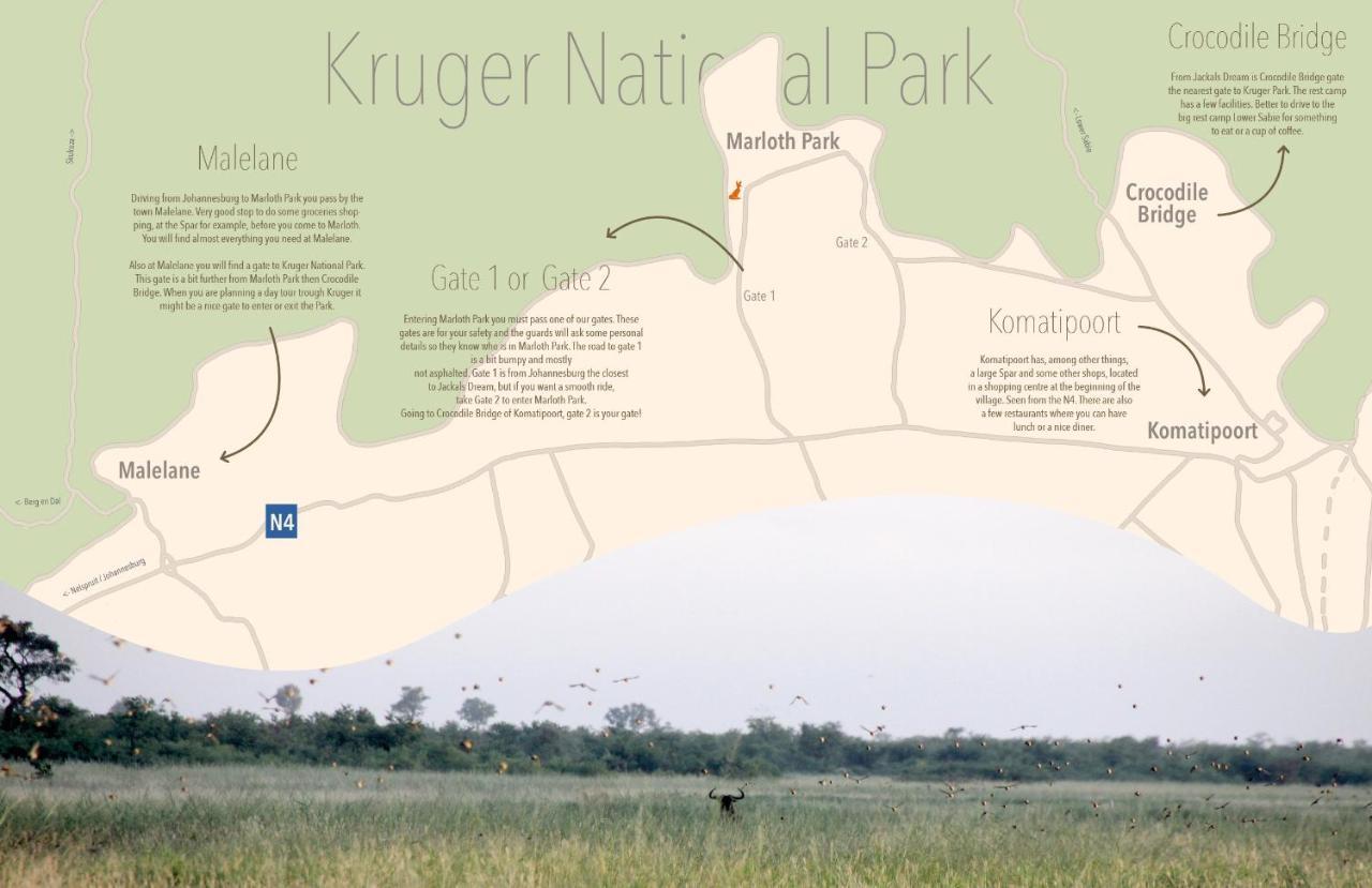 Jackals Dream - Self Catering Villa Bordering Kruger National Park Марлот-Парк Экстерьер фото